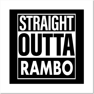 Rambo Name Straight Outta Rambo Posters and Art